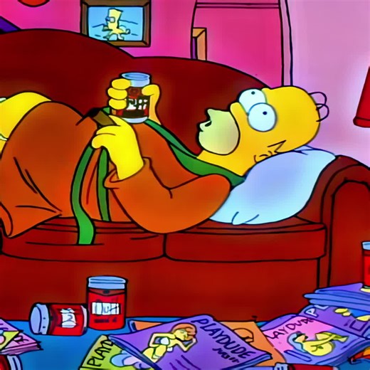 Homer y el gran incendio.#simpsons