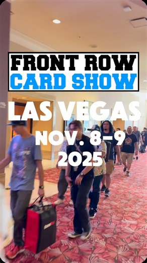 So much fun in Vegas! We work super hard to host great shows for collectors. We do this so collectors can have great experiences and find things they won’t see anywhere else. Tons of buying, selling and trading. Most importantly, we’ve built a community of vendors and collectors who re-connect at every show. We love seeing all of our friends and fellow collectors at each and every show. #frontrowcardshow #lasvegas #thehobby @cgccards @cgccomics @cardboardgoldinc @crossingtcg @clovrcards @goingtw