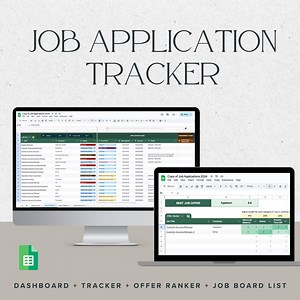 Job Application Tracker | Google Sheets Job Tracker | Job Search Spreadsheet | Job Tracker Template | Job Offer Tracker | Job Search Planner - Etsy Canada