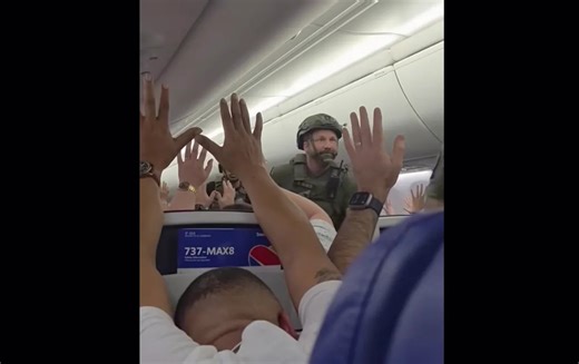 ‘Heads Down! Hands Up!’ Passengers Capture Scary Moment Feds Storm Plane to Deal With ‘Possible Security Matter’
