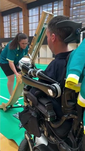 Luke Kelly bringing the new perspective to Boccia with Dan Michel and Ash Maddern.