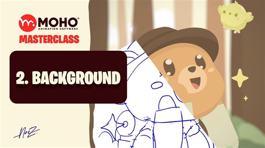 2- 背景创建 - Moho 完整大师课（初学者专用）