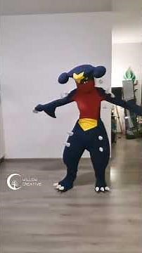 Garchomp costume making-of