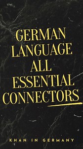640 reactions · 5 comments | All Key Connectors in German #learninggermanisfun #learngermanonline #deutschschule #learninggermanlanguage #deutschsprache #germanlanguageschool #deutschlernen #deutschonline | Khan in Germany | Facebook
