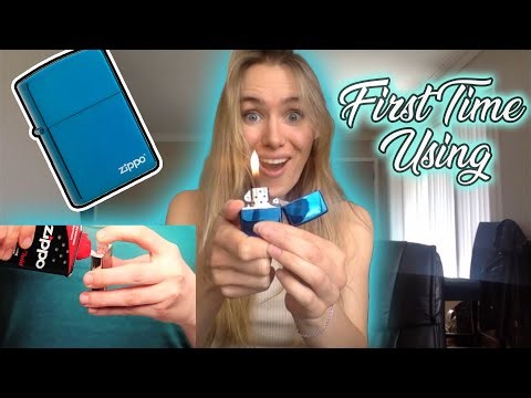 I Get A New Zippo And Learn How To Use It!! Zippo Unboxing!!!