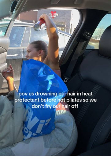 Hot pilates 101 #bff #pilates #gym #hairtok #tips | hot pilates hair damage