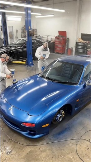 Abandoned Mazda RX-7 Restored to a Stunning Metallic Blue! 😱 Full Restoration Timelapse