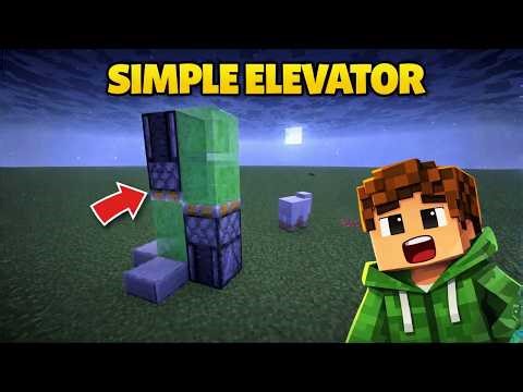 How to Make a Simple Elevator in Minecraft