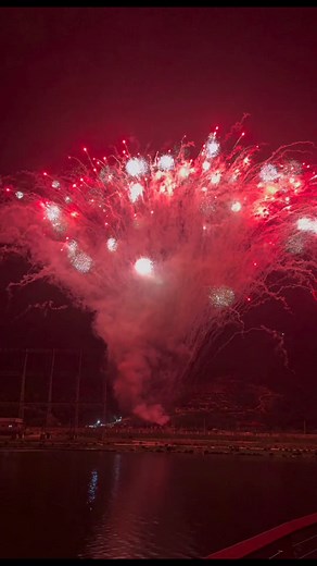 So beautiful—like a peacock spreading its tail! #Fireworks #ColorfulFireworks #Romance | Radiant Fireworks