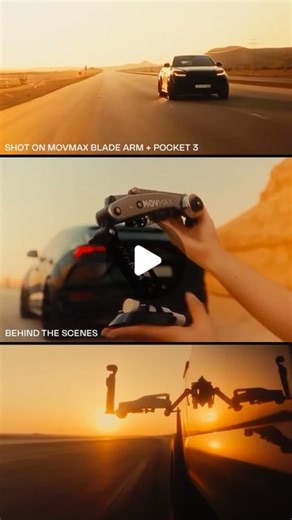 Cinematography on Instagram: "🔥 Introducing the new Movmax Blade Arm by @movmaxglobal • 🙌🏼 Key Features: - Steel adjustable counterweight modules with 150g—500g payload. - Used N2 Arm Technology to absorb large vibrations in the vertical direction. - Compatible with DJI Pocket 3, GoPro HERO 12, Insta360 X4, Mobile Phone. - Hydraulic damping for stable linearity, spring can be fine-tuned with threaded knob. - 7 Inch Bracket: Adjustable arm position using handle screws and 
