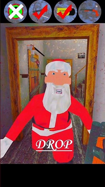 Little Santa Tries All Tools in Granny 🎅 #Granny