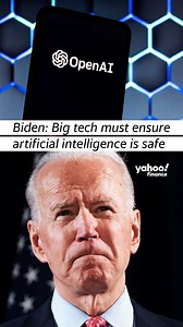2K views · 11 reactions | Biden: Big tech must ensure artificial intelligence is safe | Yahoo Finance | Facebook
