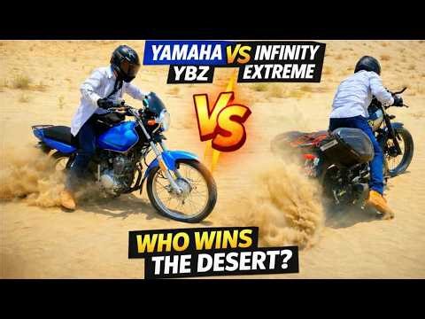Yamaha YBZ 125cc vs Infinity 150cc: Desert Off-Road Test | Which Bike Wins?