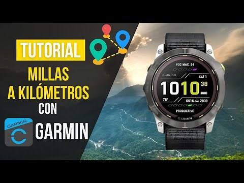 📲GARMIN TUTORIAL⌚How to change MILES to KILOMETERS (KM)
