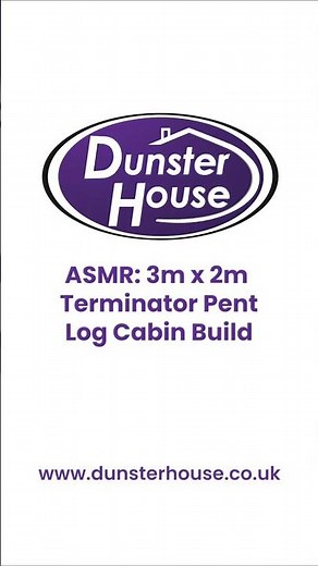 SATISFYING LOG CABIN BUILD – Relaxing Sounds for Sleep and Relaxation #asmrsounds #logcabins #asmr