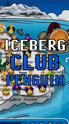 The Iceberg of Club Penguin! #gaming #games #clubpenguin