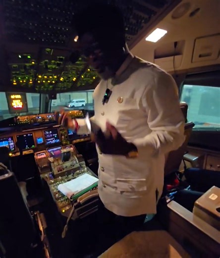 I'm so excited to share my experience of visiting the cockpit of the Airfrance Boeing 777-300ER during this long-haul flight✈️. It's always fascinating to see the complex instrumentation and controls up close. The pilots were incredibly knowledgeable and passionate about their work. Learning about their procedures and the technology involved truly enhanced my appreciation for aviation. This rare glimpse behind the scenes made my journey even more memorable. #aviation #cockpit #boeing777 #travel 