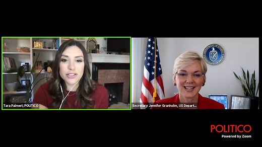 Politico Playbook with Secretary Jennifer Granholm (Full Program)