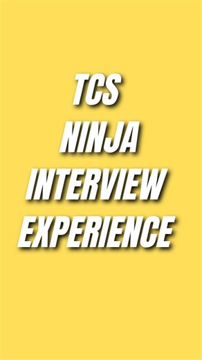 Arun Soni on Instagram: "Tcs ninja important interview questions Like share comment #tcs #tcsnqt #reels #interview #placement"