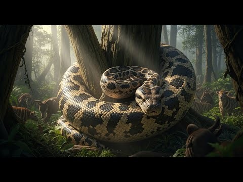Giant Snake Attack in Jungle | Snake Eating Wild Animals