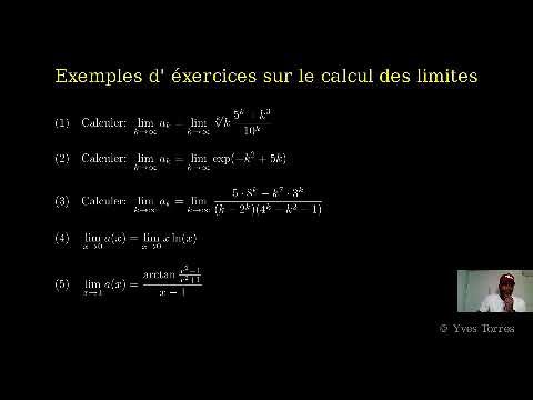 Préparation à l’examen d’Analyse 1 : Tous les thèmes importants présentés