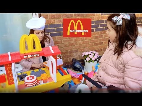 McDonald's Drive Thru Pretend Play Kitchen Playset with Creative Celeste