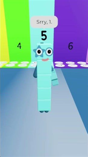 1M likes = 1 respect for 4 #numberblocksquarterband #bfb #numberblocks
