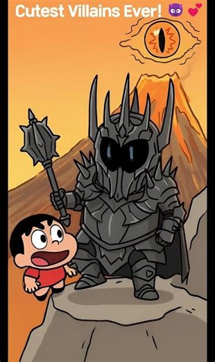 빌런들이 짱구네 마을로 이사 온다면? 😈🖍️ (Villains in Shin-chan Style)