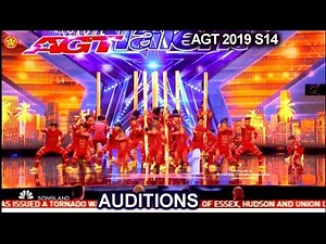 V.Unbeatable Dance Group from India GETS STANDING OVATION | America's Got Talent 2019 Audition