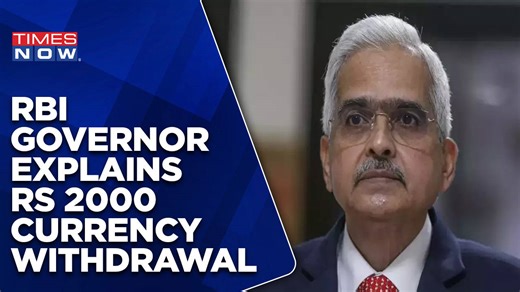 RBI Governor Shaktikanta Das On Rs 2000 Note Withdrawal, Exchange Of Notes & Deadline | English News