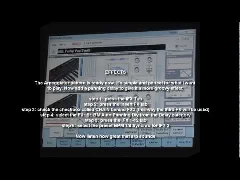Korg Kronos Tutorial: 01 KARMA Arpeggiators