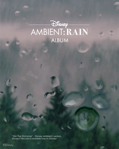 The best way to chill this weekend? With the Disney Ambient: Rain EP, featuring reimagined versions of some of your favorite Disney songs from Hercules, The Lion King, Toy Story, and more. 🌧️☂️ https://open.spotify.com/album/3PgDSssx1NtZ4r6jccG9Ez | Walt Disney Records