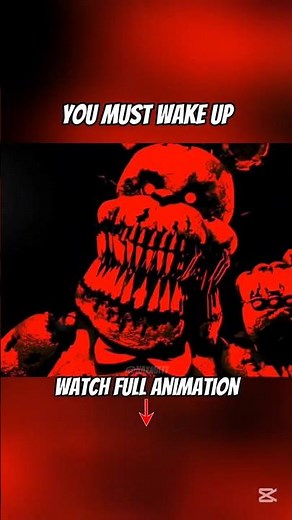 You must wake up #fnaf #fnafsong #fivenightsatfreddys #fnaf4