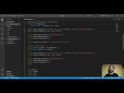 Program Java Sederhana: Data Mahasiswa dan Nilai Akhir