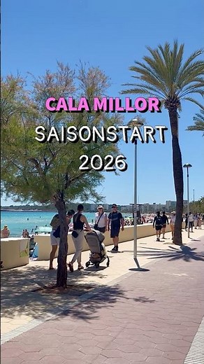 Cala Millor🌴🏖️MALLORCA island🩷SAISONSTART 2026 in Cala Millor😎 #mallorca #travel #shorts