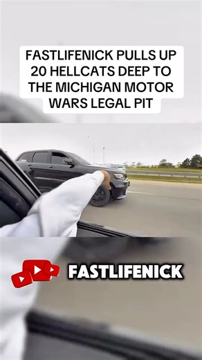 FastLifeNickClips on Instagram: "FASTLIFENICK PULLS UP 20 HELLCATS DEEP TO THE MICHIGAN MOTOR WARS LEGAL PIT… #mopar #viralvideo #hellcat #chrysler #reels #instagramreels #fastcars #hemi #youtube #scatpack #carsofinstagram #viral #explore #musclecar #mopar #supercharged #charger #challenger #carporn #subscribe #racing #drifting #recommended #fyp #foryou"