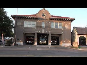 [Dallas Fire Rescue] (FULL HOUSE) Engine 11, Truck 11, and Rescue 11 responding to a MVA.