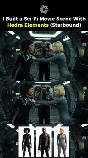 Sci-Fi Scene Built With Hedra Elements AI Image and Video Generator - AI Filmmaking