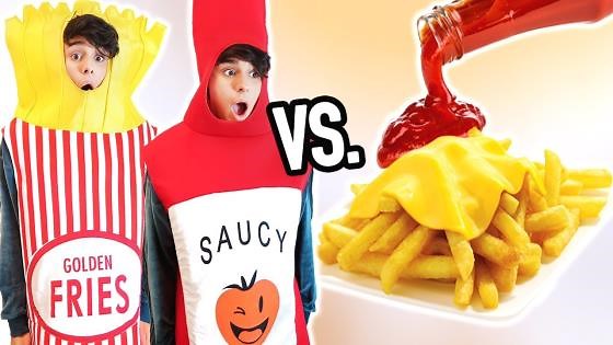 Real Food vs. Halloween Costumes