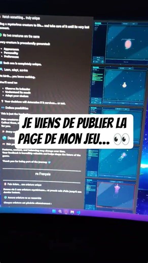 Je viens de mettre en ligne la page de mon jeu 👽 #alienbuddy #gamedev #pcgaming
