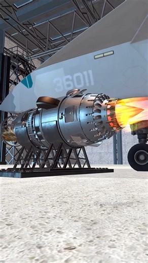 Testing Most Advanced Fighter Jet Engine - Stunning C4D Simulation! #MilitaryTech #Animation #JetEngines | Op Saiful Gaming FB