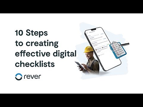10 Steps to creating effective Digital Checklists