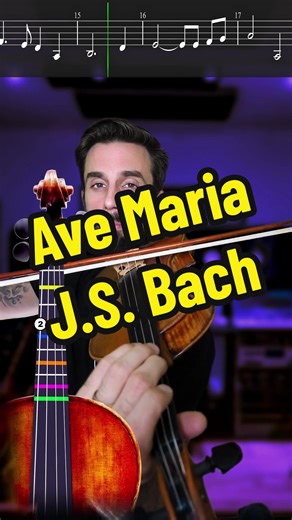 Learn Ave Maria - J.S. Bach Violin Tutorial