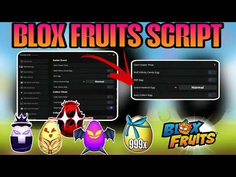 [🥚☠️] Gravity Hub Script 🔥 Auto Collect Eggs + Candy Egg Farm (NO KEY) | Blox Fruits [🎉]