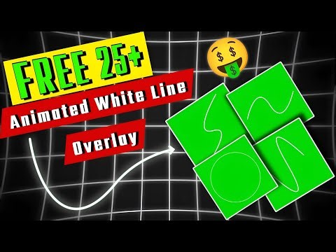 FREE 25+ Animated White Line Overlays 🔥 (No Copyright) With Download link #edit #overlay #free