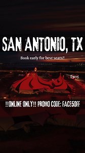 🚨San Antonio, TX! 2025 Paranormal Cirque is COMING! Are you intrigued yet? This innovative horror story features different shades of sexy and an incomparable storyline - the only thing you can be sure of during this unique experience is that you will not know what to expect! It might be hard to divide reality and illusion! • TICKETS AVAILABLE NOW! Also available on site or call us at 941-704-8572! • 🗯Strobe lights used in this performance. • Save $5 per ticket! USE PROMO CODE: 𝙁𝘼𝘾𝙀5𝙊𝙁𝙁 