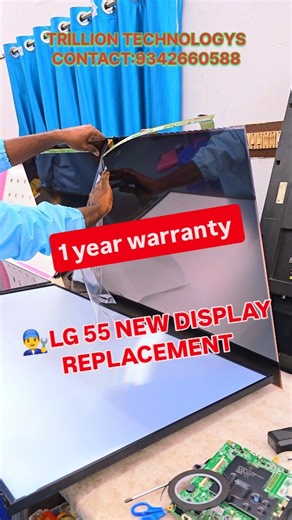 LED TV service centre in Dharmapuri on Instagram: "📍 TRILLION TECHNOLOGYS Address: 82-A, Alapakkam Main Road, Ganapathi Nagar, Maduravoyal, Chennai, Tamil Nadu 600116, India en LG 55 Inch TV? OC Replacement Done Perfectly ✅LEDTVService LEDTVRepair TVRepair TVScreenReplacement LEDTVTechnician TVServiceCenter SmartTVRepair LGTVRepair SamsungTVRepair SonyTVRepair OpenCellReplacement OCReplacement LEDTVFix#LEDTVService #LGTVRepair #OCReplacement #TVScreenReplacement #Chennai Maduravoyal YouTubeShor