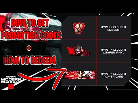 How to get and redeem MW3 HYPER X Rewards and Promotions codes
