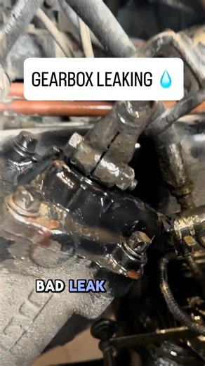 Tried to replace the top seal himself and ended up damaging the housing. #powersteering #gearbox