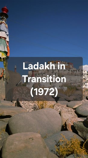 Footage Unearthed on Instagram: "This 1972 film documents a pivotal moment for Ladakh, a remote Himalayan region thrust into the spotlight by the Sino-Indian border conflicts. In response to geopolitical pressures and Chinese road construction, the Indian government initiated a major push to connect the isolated area. This video captures the arrival of modernity—the building of strategic roads and the introduction of piped water. Witness a society in transition, as the people of Ladakh pragmatic